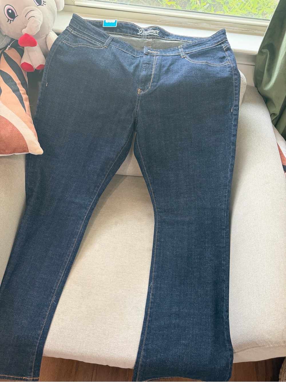 Old Navy Women's Dark Blue Boot Cut Jeans